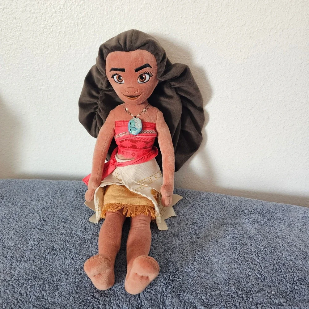 Disney Store Moana Plush Doll 18 Inch Soft Stuffed Toy Wayfinder Princess